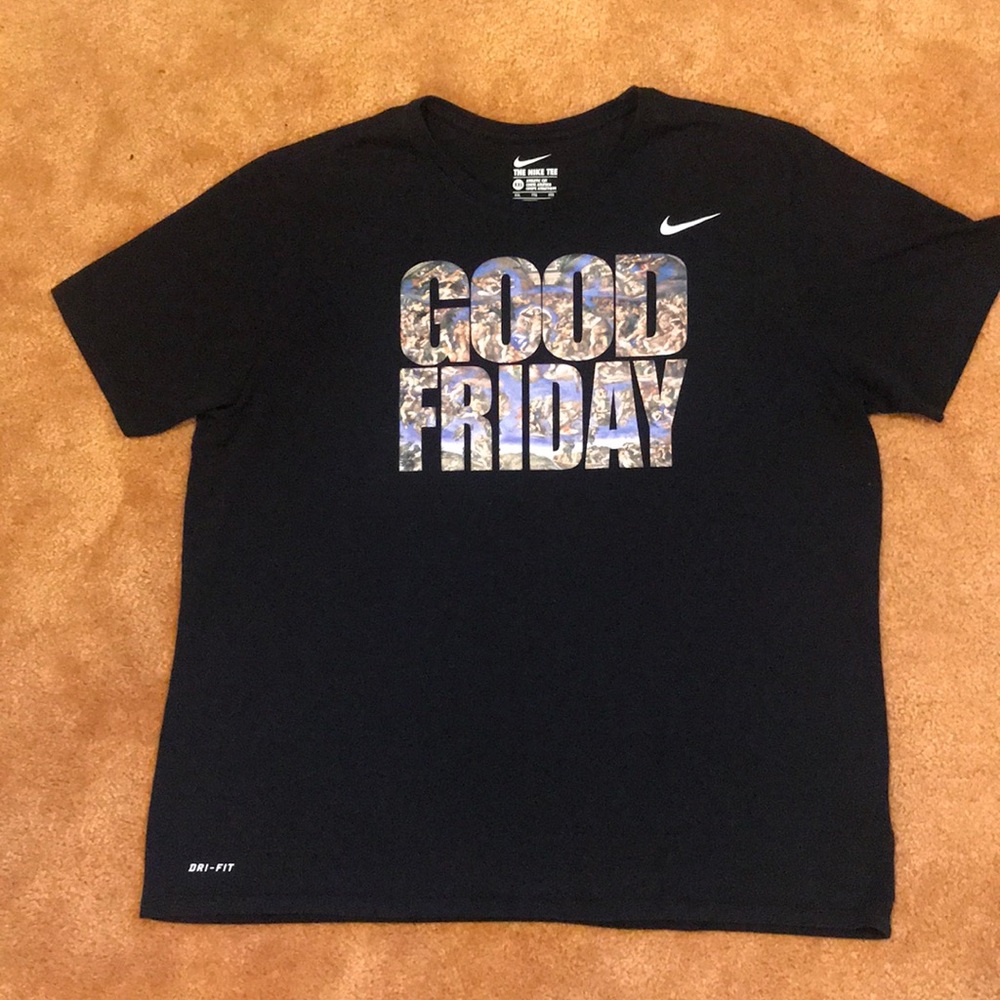 Custom Nike T-Shirt Good Friday XXL